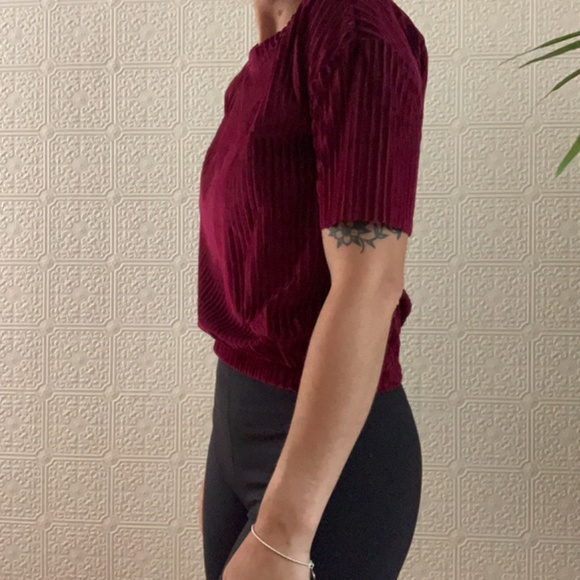 Bishop & Young Velvet Crop Top - Picture 2 of 3